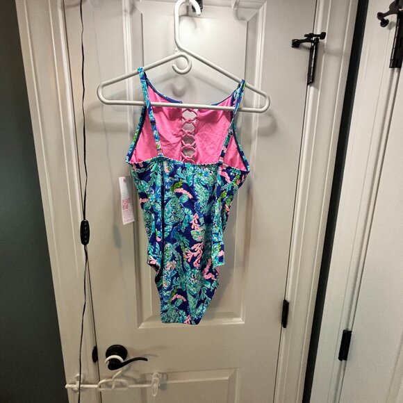 Lilly Pulitzer Other - Lilly Pulitzer Women's Size 6 Mealy One Piece Bathing Suit Blue - NWT